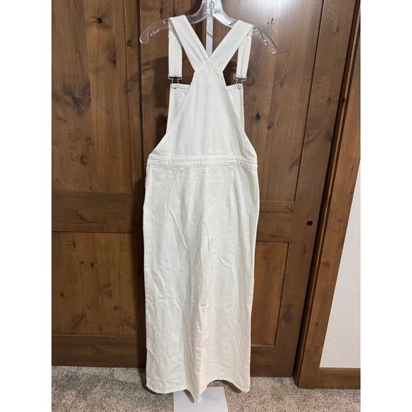 Lalavon Overalls, L, side zipper. Boho, Farmer, Freespirit, Wide Leg, NWOT - Picture 2 of 5